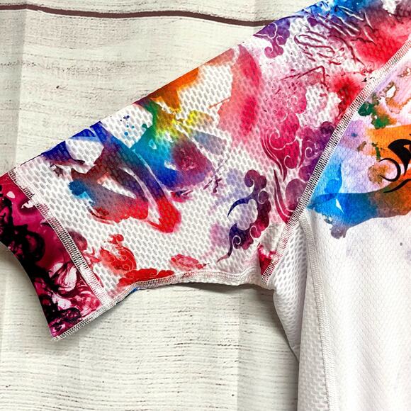 CHUANG DI Womens Cycling Jersey Front Pockets Non Slip Waist size XS - Picture 3 of 15